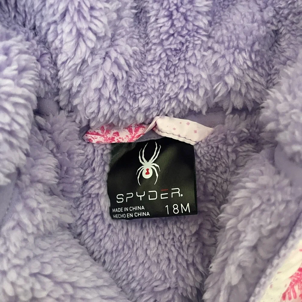 NWT Spyder Full body SNOWSUIT coat girl 18 mo